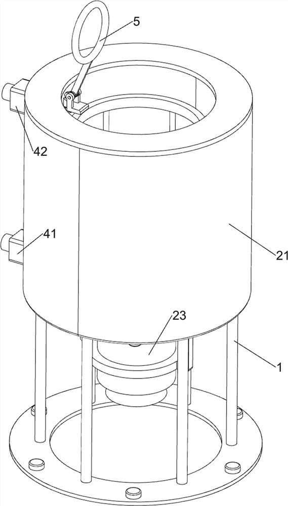 Atomization inhaler cleaning device for elderly patient