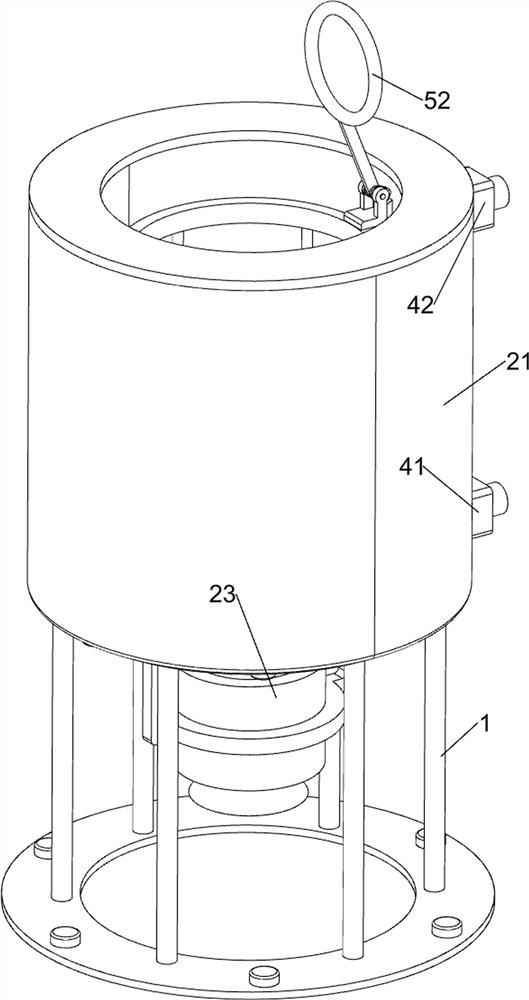 Atomization inhaler cleaning device for elderly patient