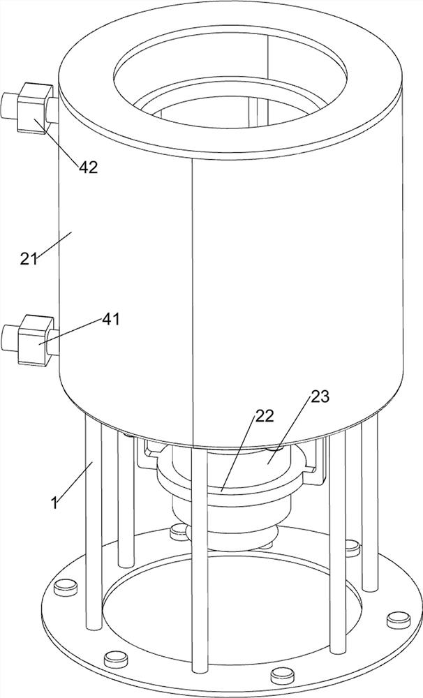 Atomization inhaler cleaning device for elderly patient