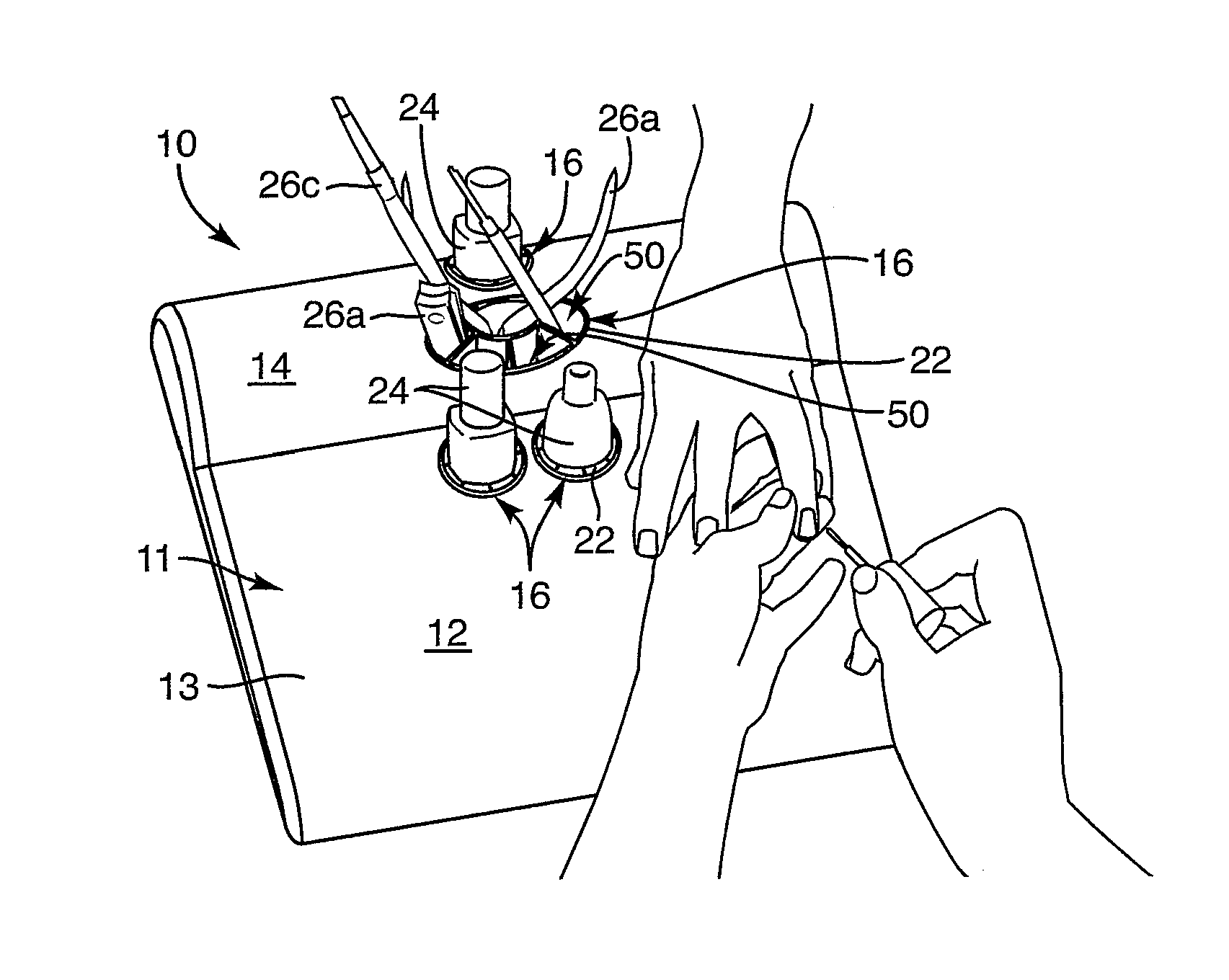 Integrated, manicure-pedicure station apparatus and method