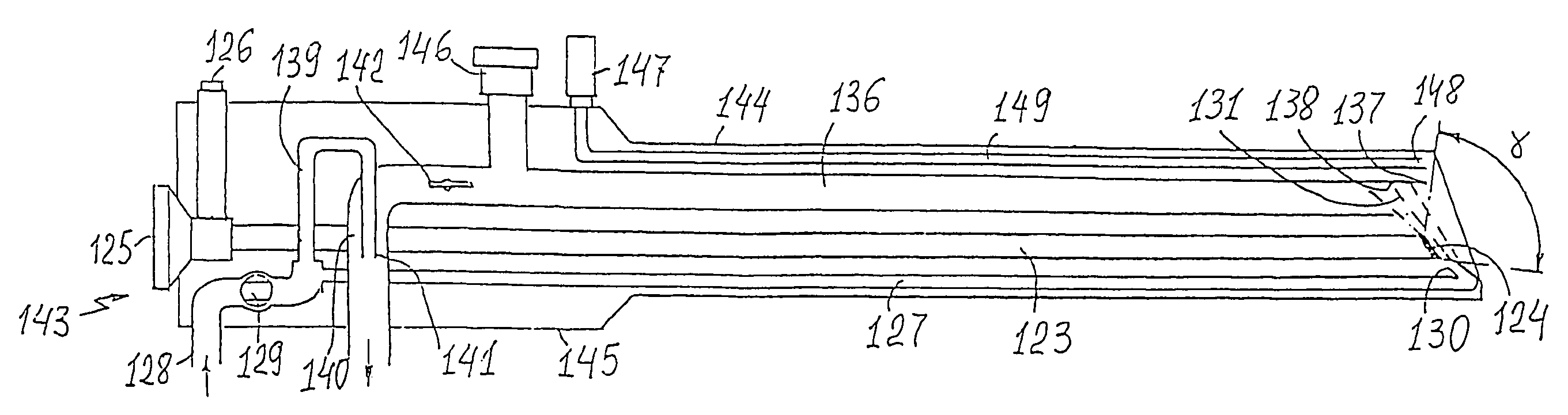 Endoscope with cleaning optics