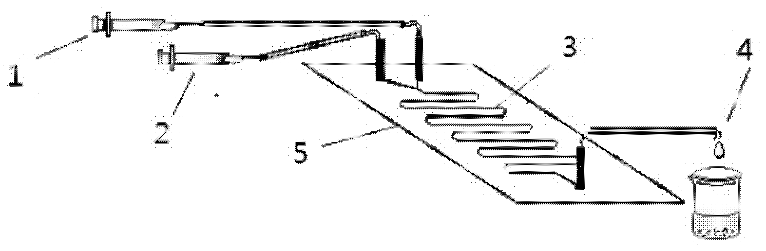 Microfluidic channel reactor and application thereof in synthesis of sucrose-6-palmitate