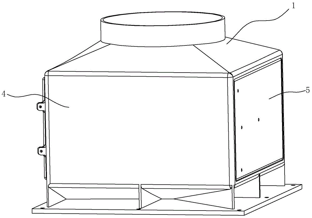 High-voltage static cooking fume removing device