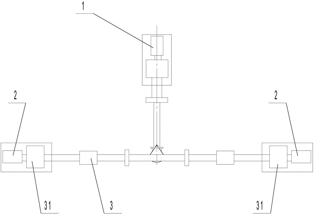 Method for testing fatigue life of gear of driving axle differential