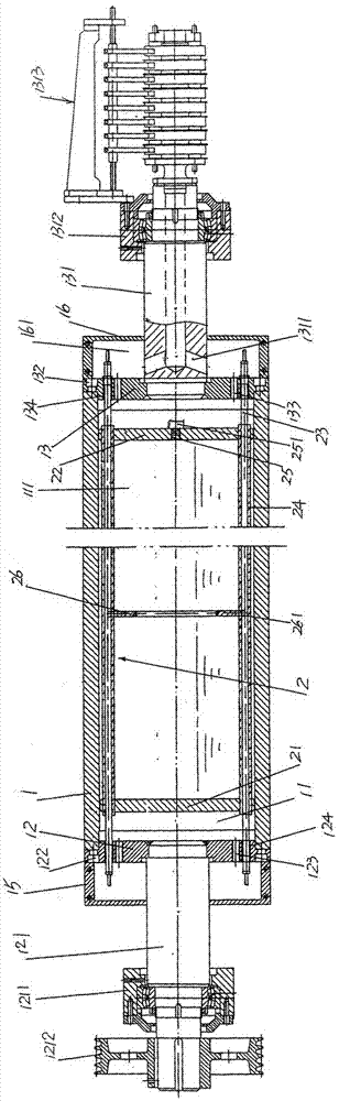 Iron finishing machine iron finishing roller structure