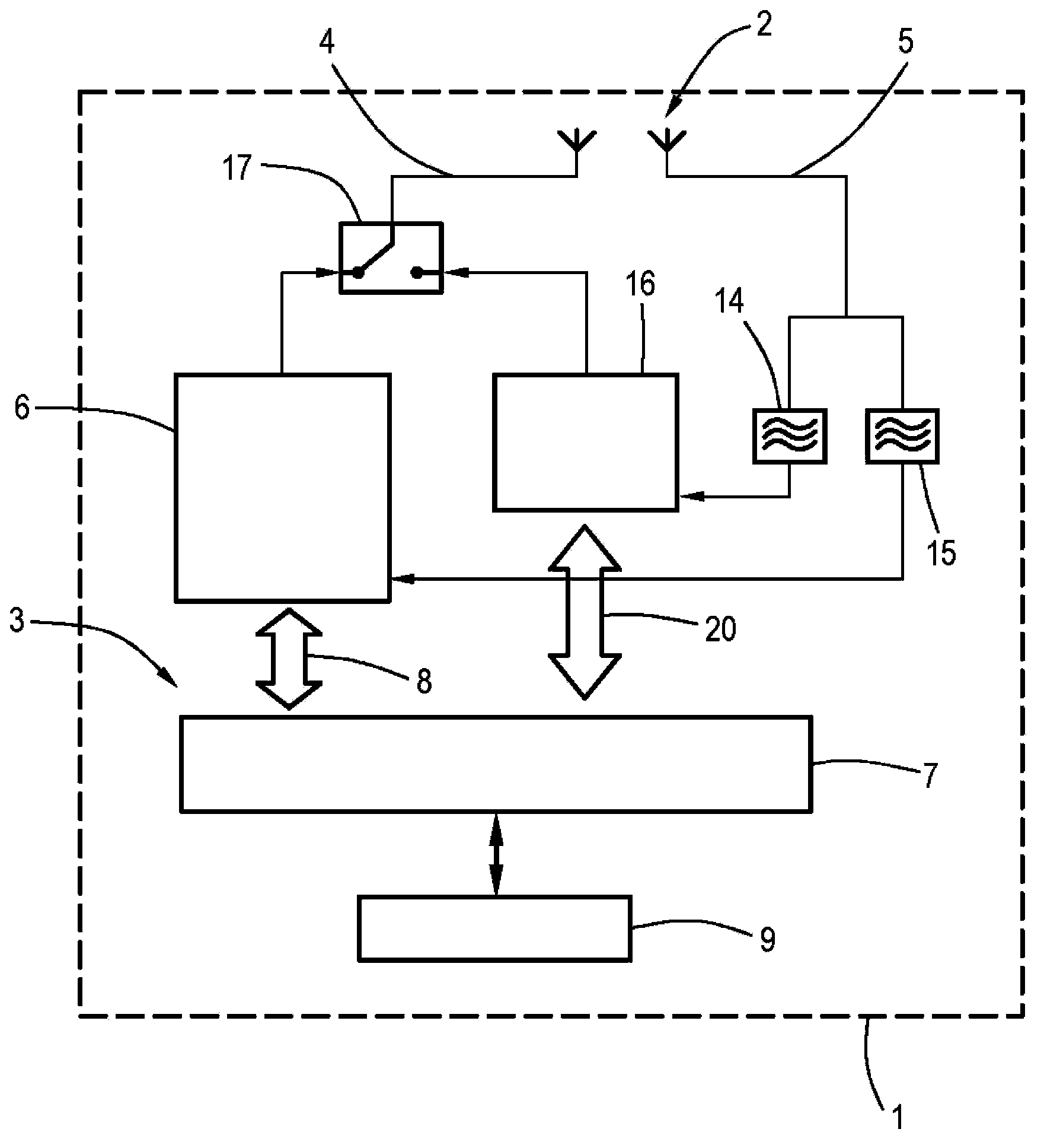 Radar sensor for a motor vehicle, motor vehicle and communication method