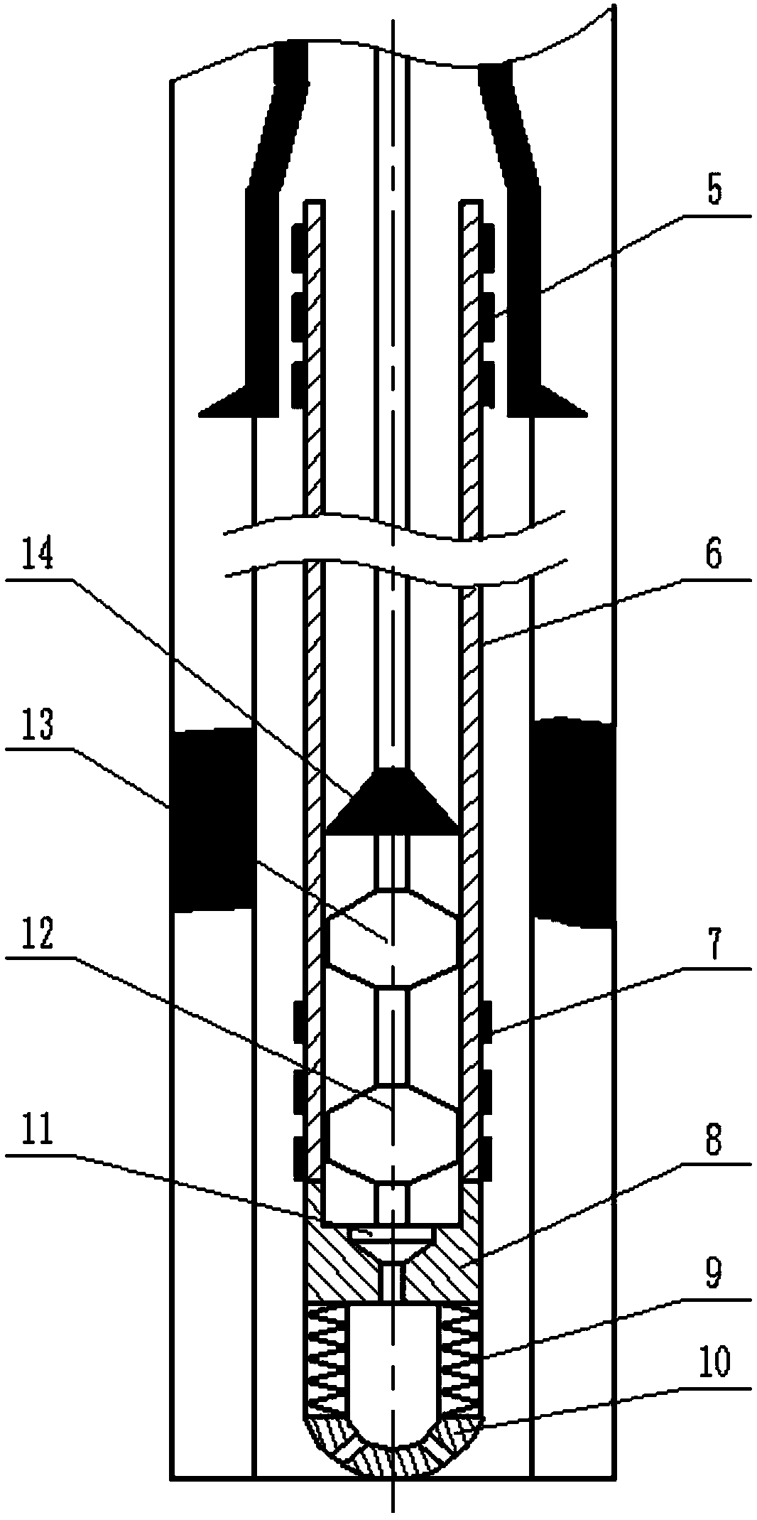 Isobaric expansion casing leakage stopping method