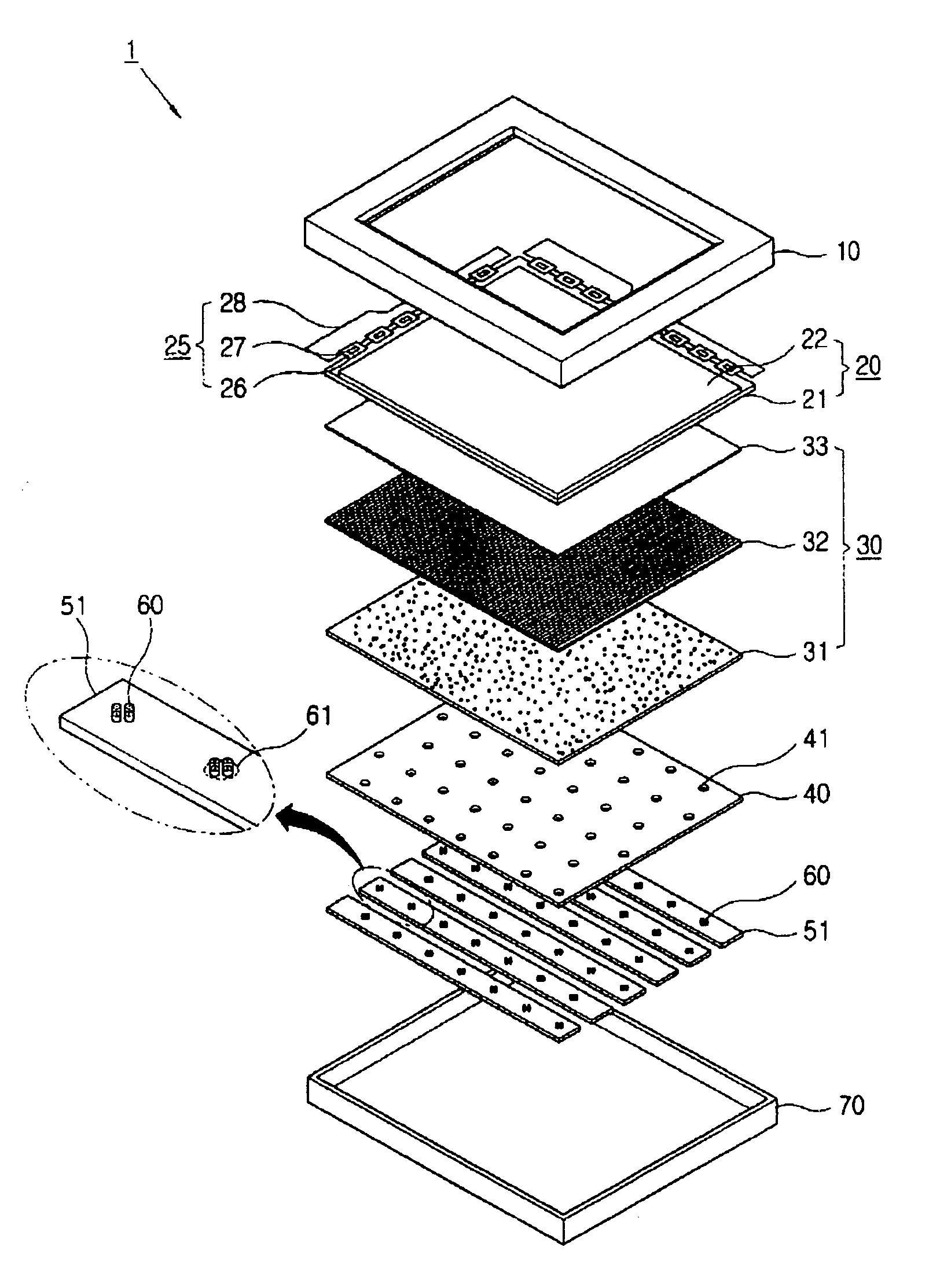 Backlight unit and liquid crystal display having the same