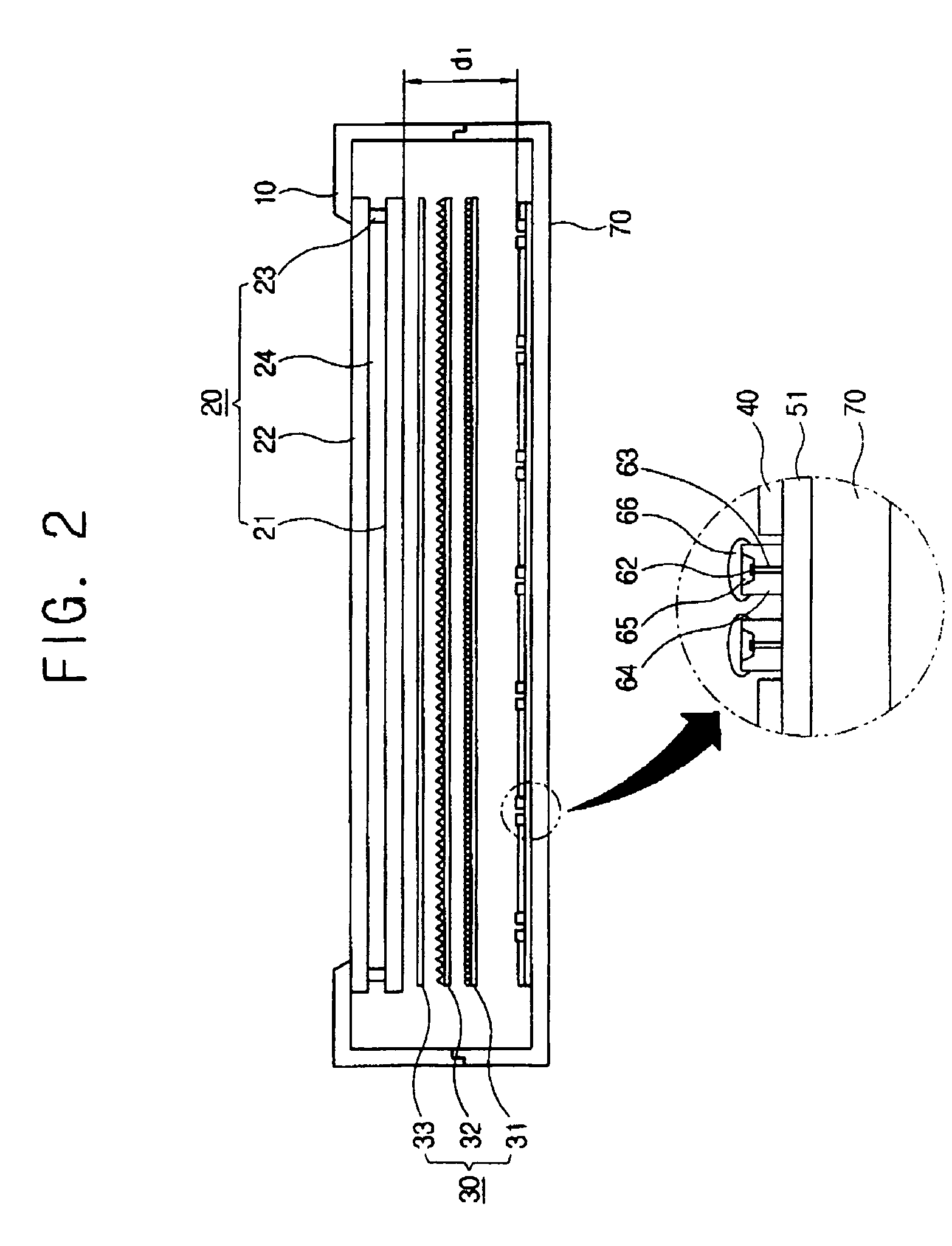 Backlight unit and liquid crystal display having the same