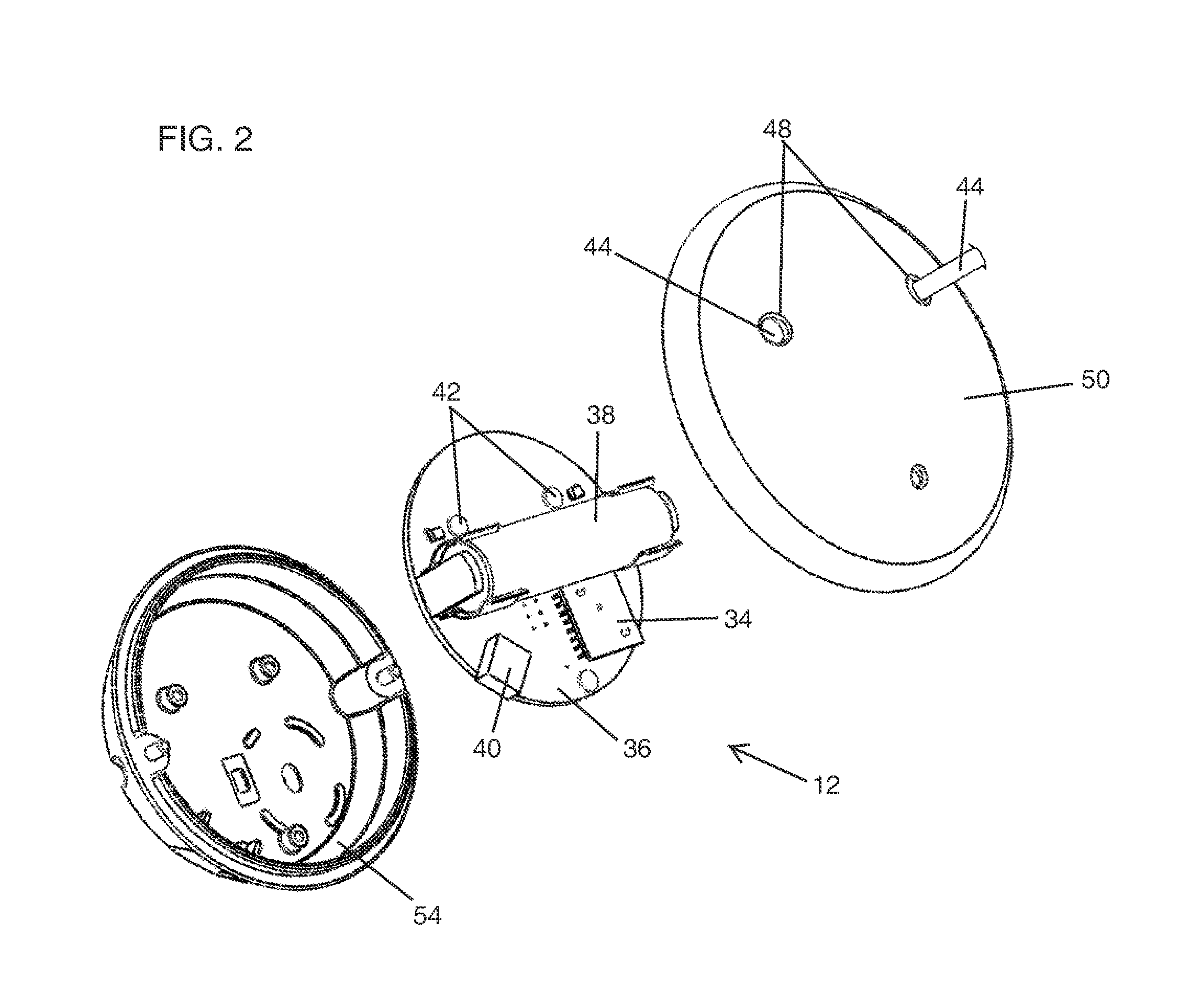 System and method for controlling stitching using a movable sensor