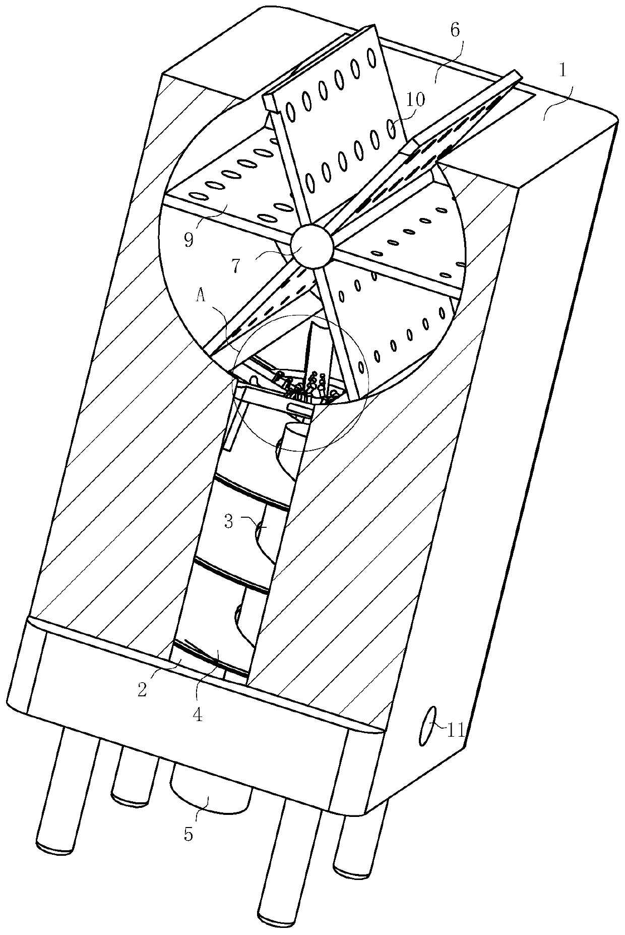 Dry-type mixing tank