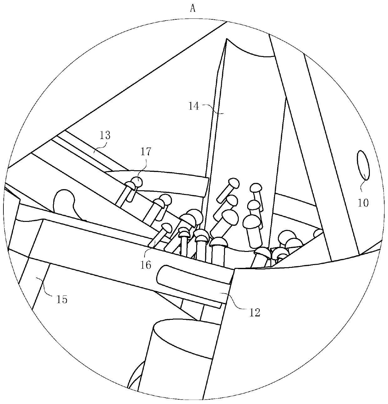 Dry-type mixing tank