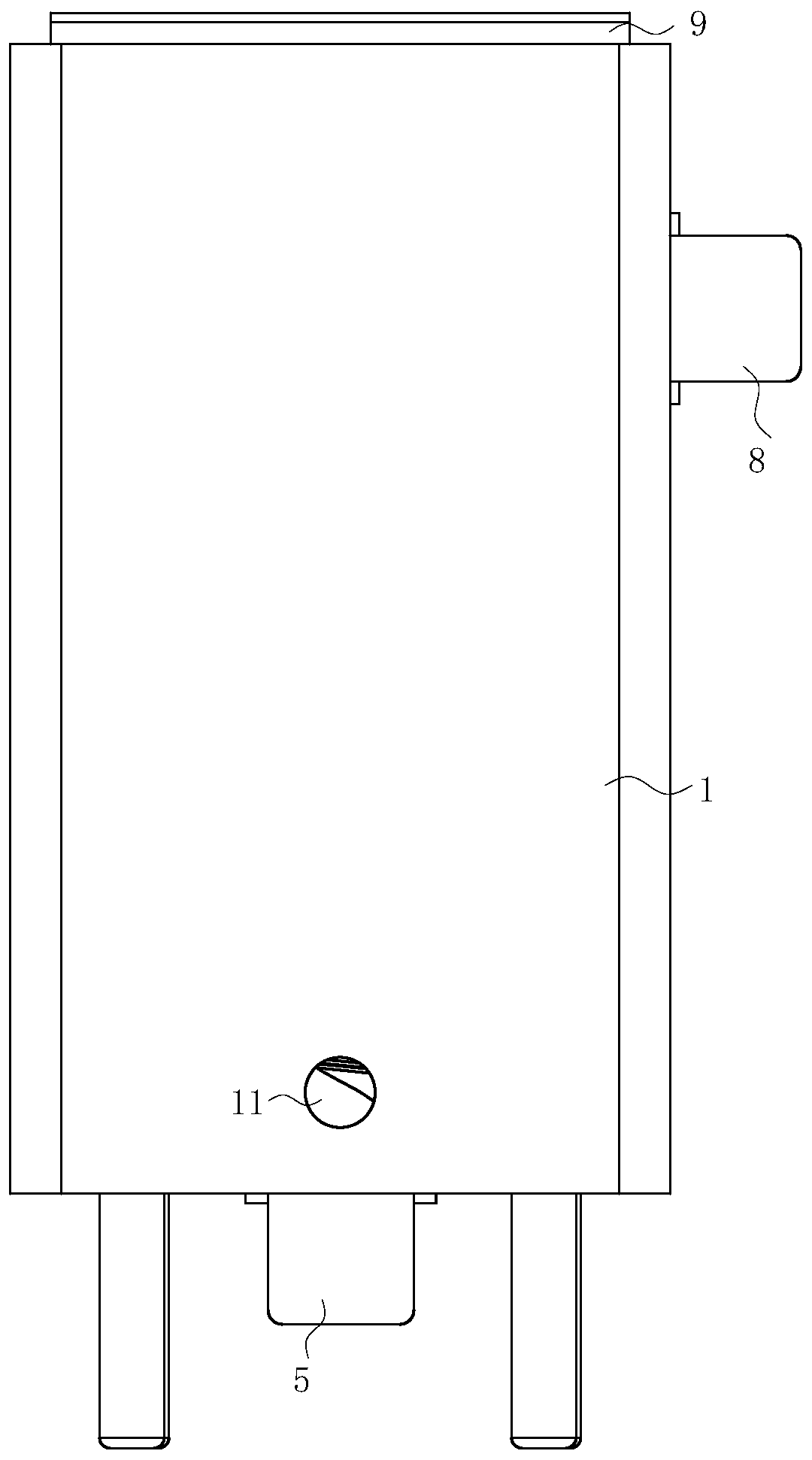 Dry-type mixing tank