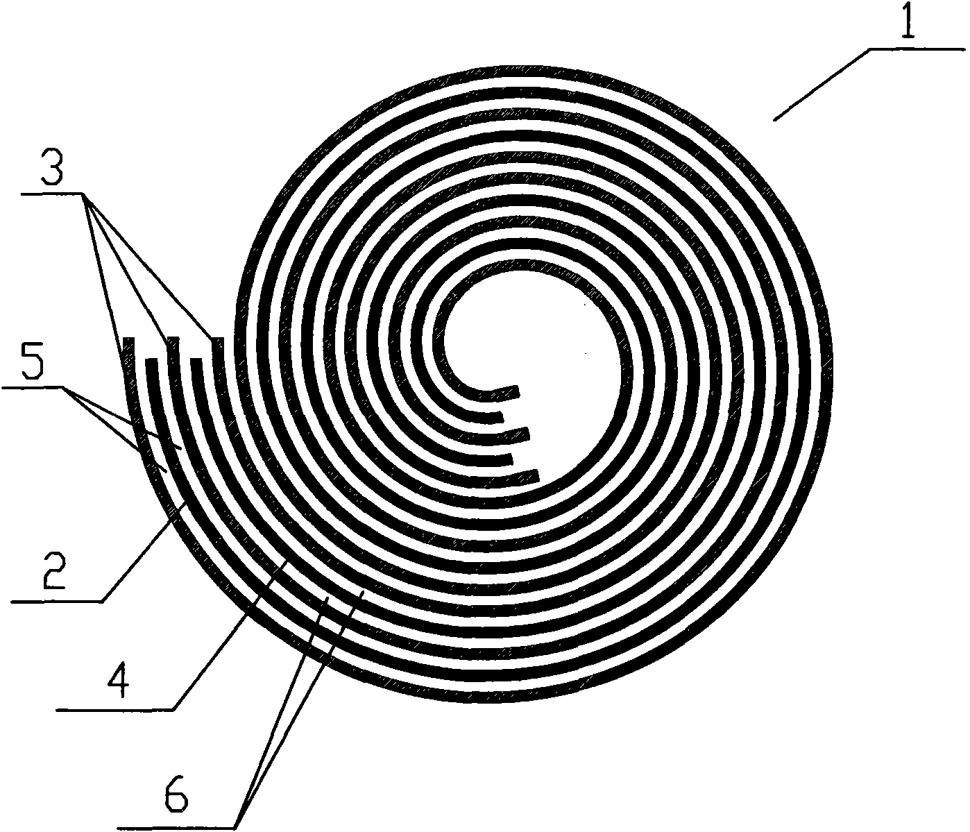 Spiral cylindric discharging unit for ozone generator