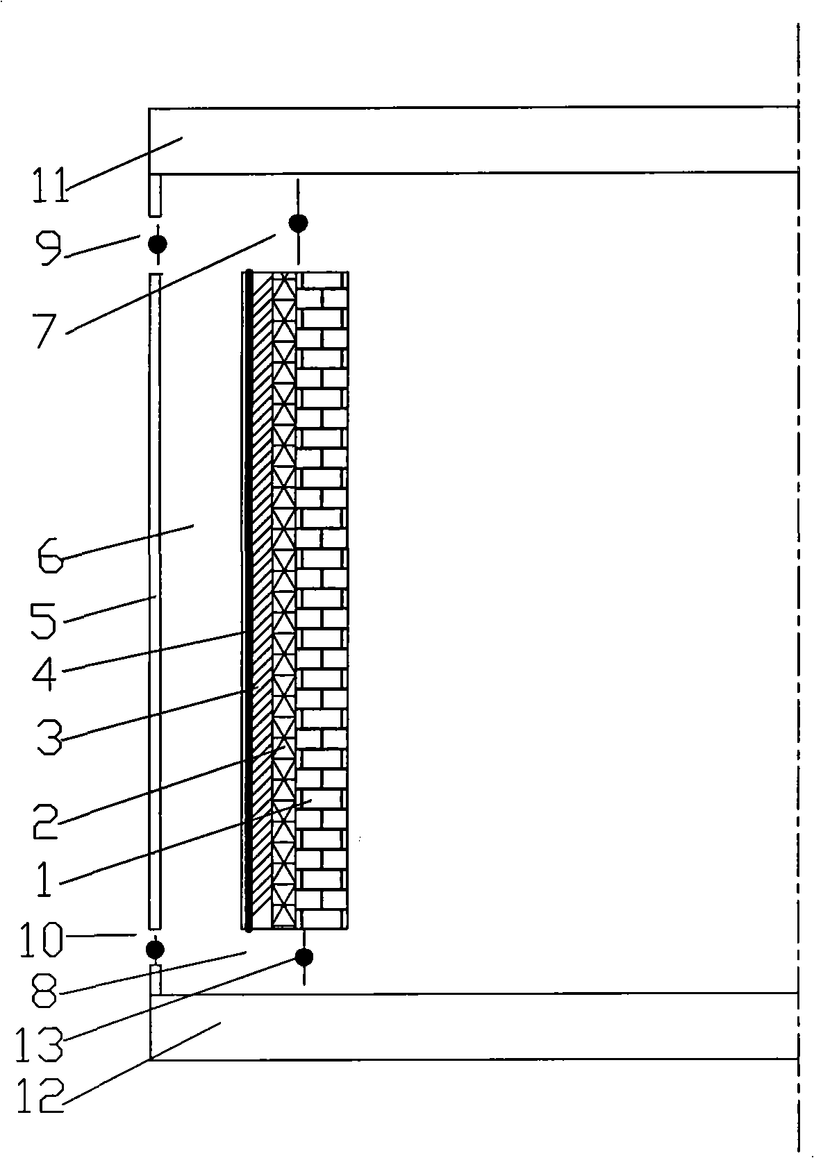 Solar energy storage ventilated heating system