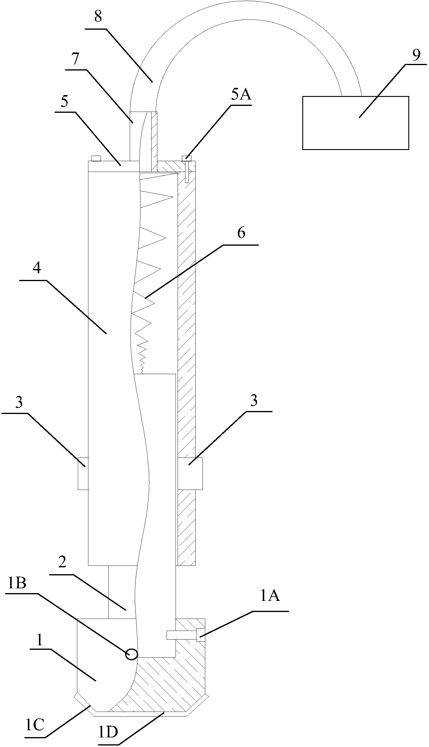 Vertical pressing pulse condition driver