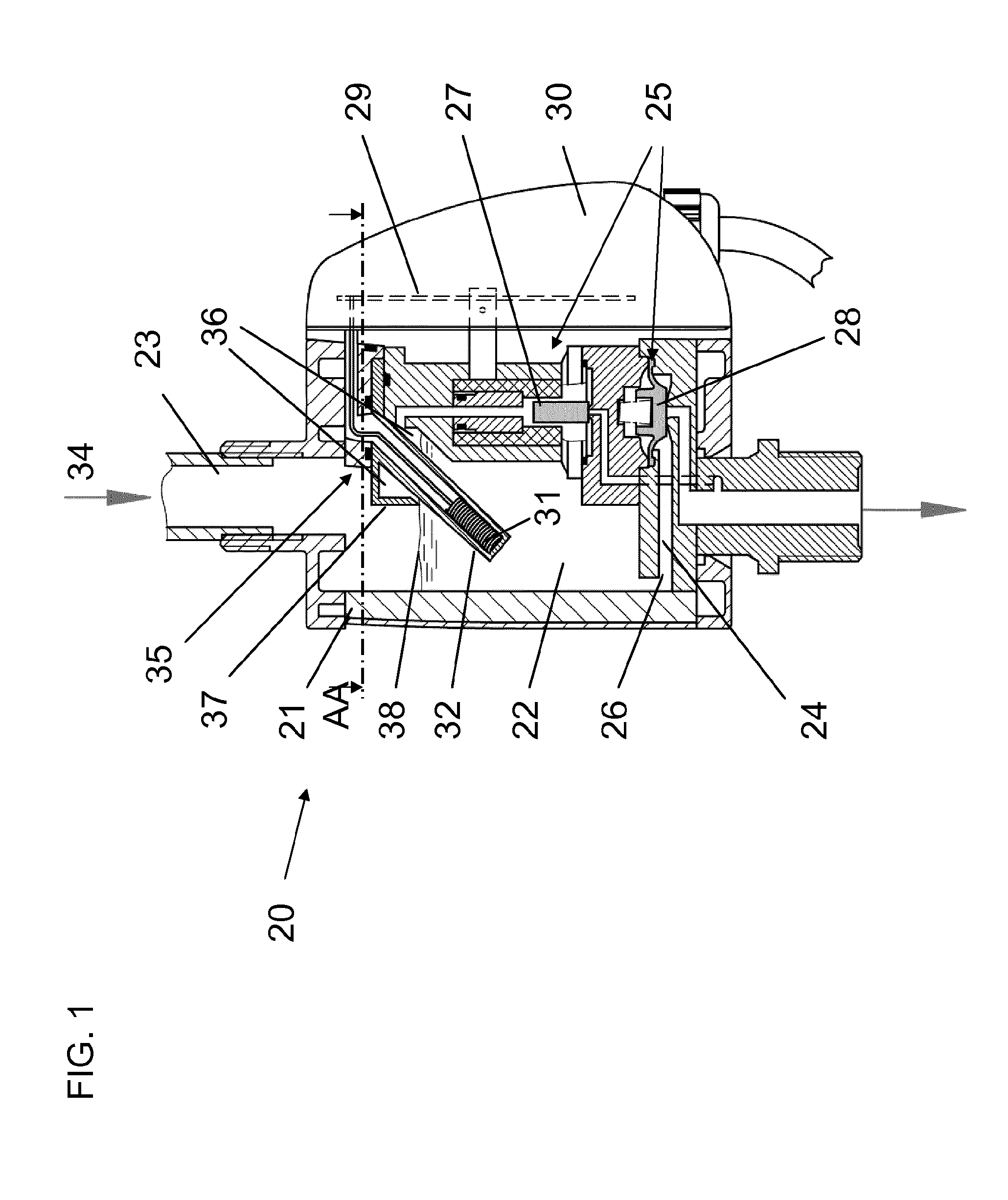 Condensate discharge device for compressed gas systems