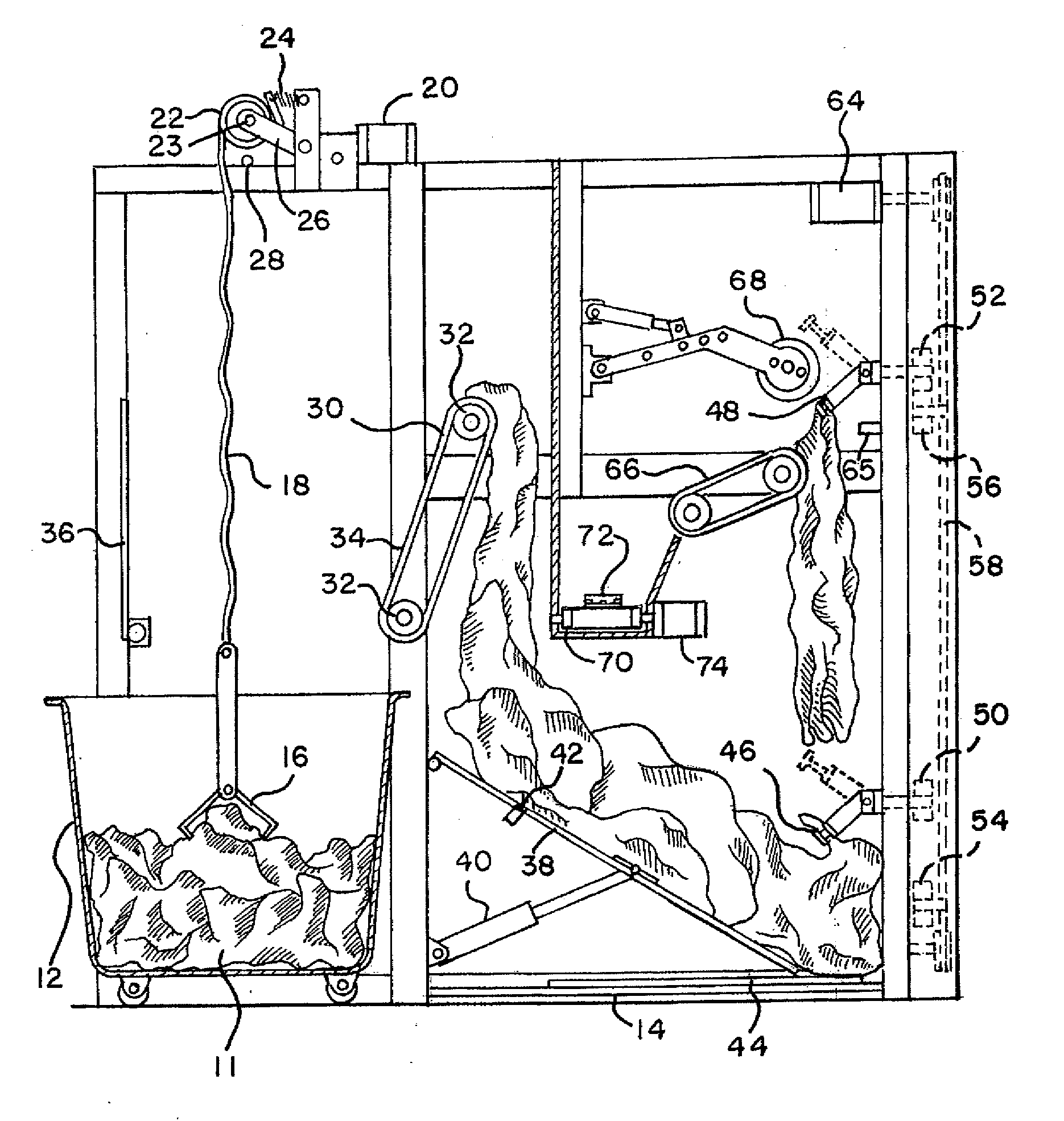 Separator for articles of laundry