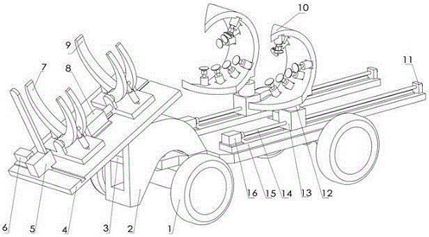 Automatic lumbering and pruning robot