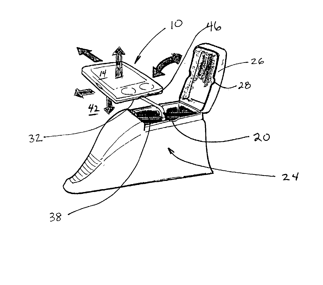 System, method, and support mechanism for supporting objects