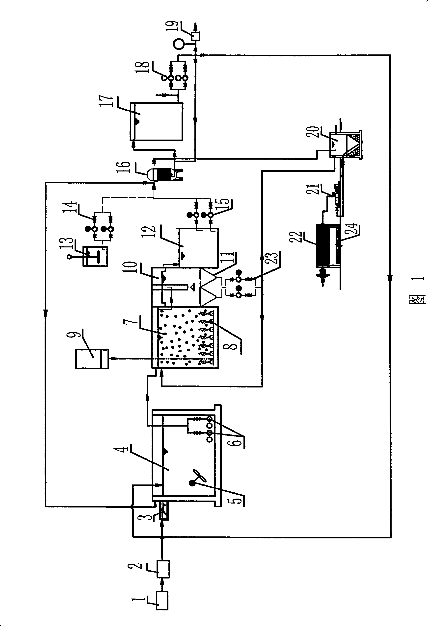 Complete plant for treating and recovering printing light polluted waste liquid