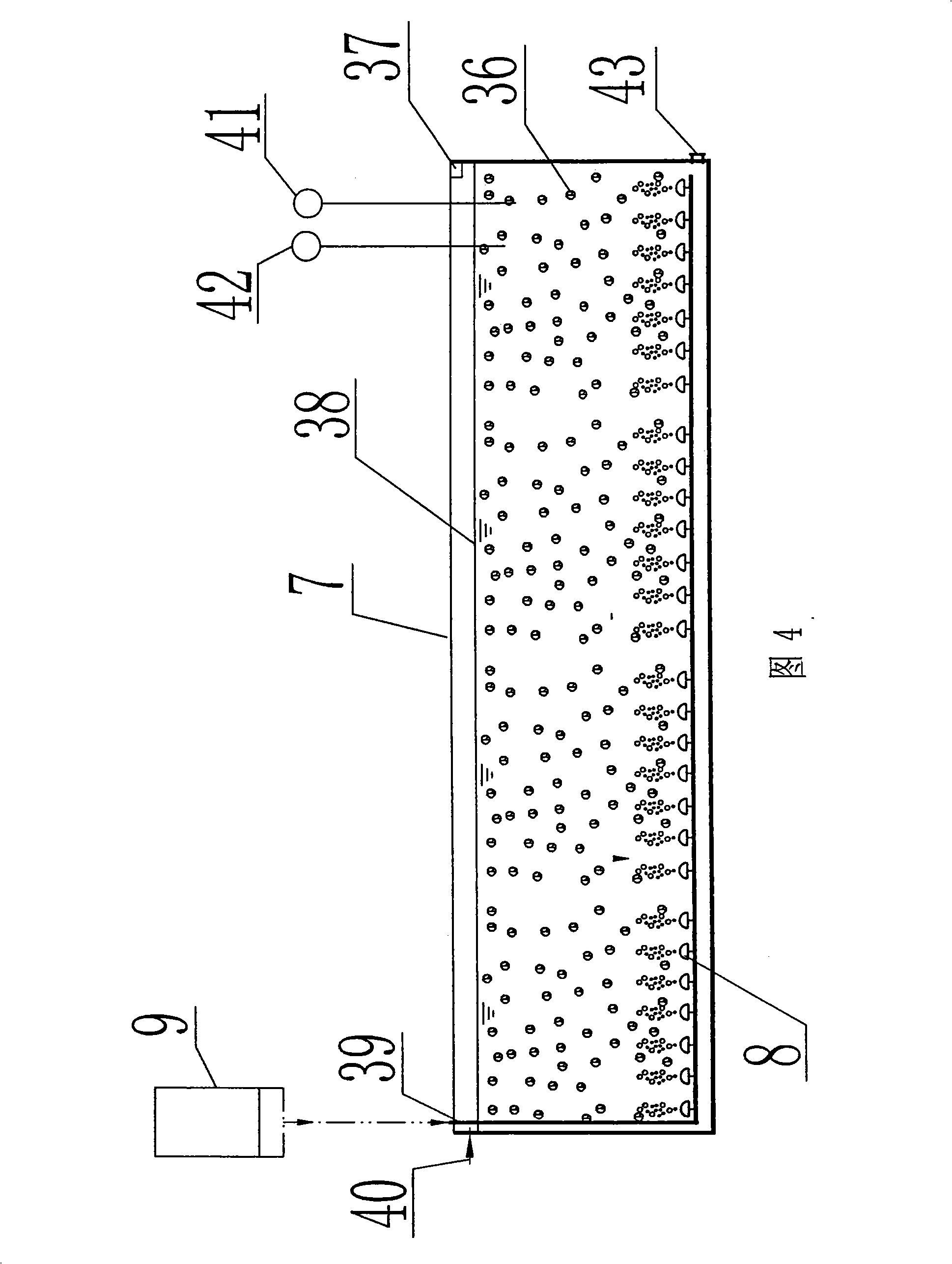 Complete plant for treating and recovering printing light polluted waste liquid