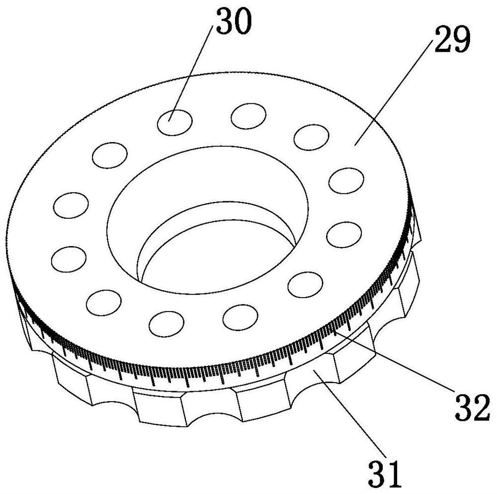 Three-dimensional adjuster for baking varnish spotlight