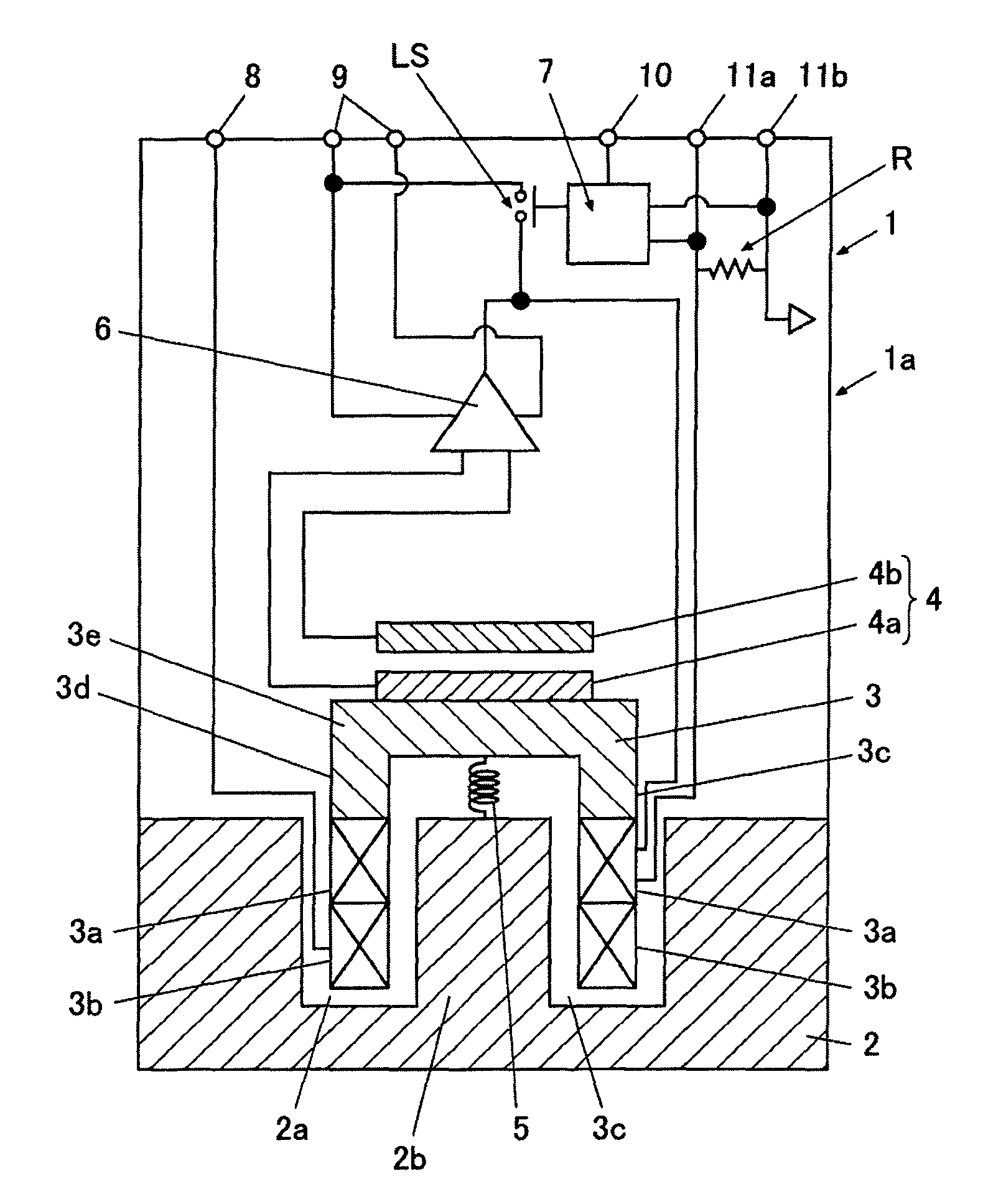 Servo-type vibration detector