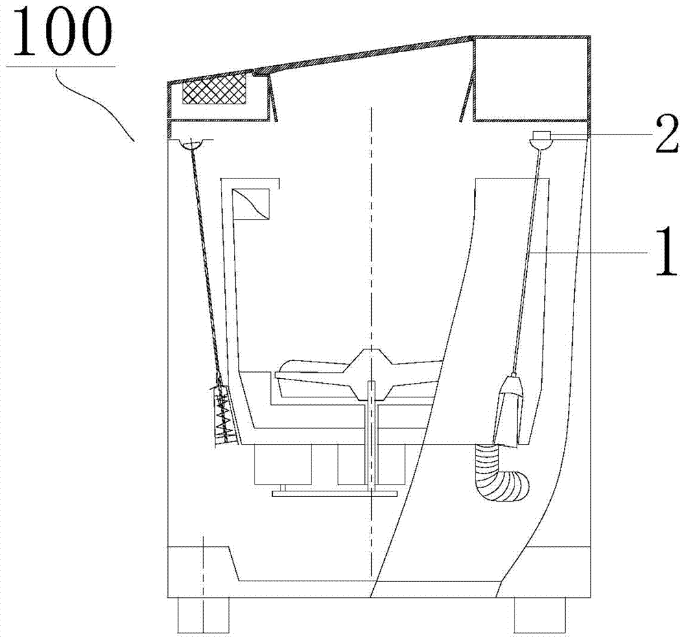 Washing machine and dehydration control method thereof