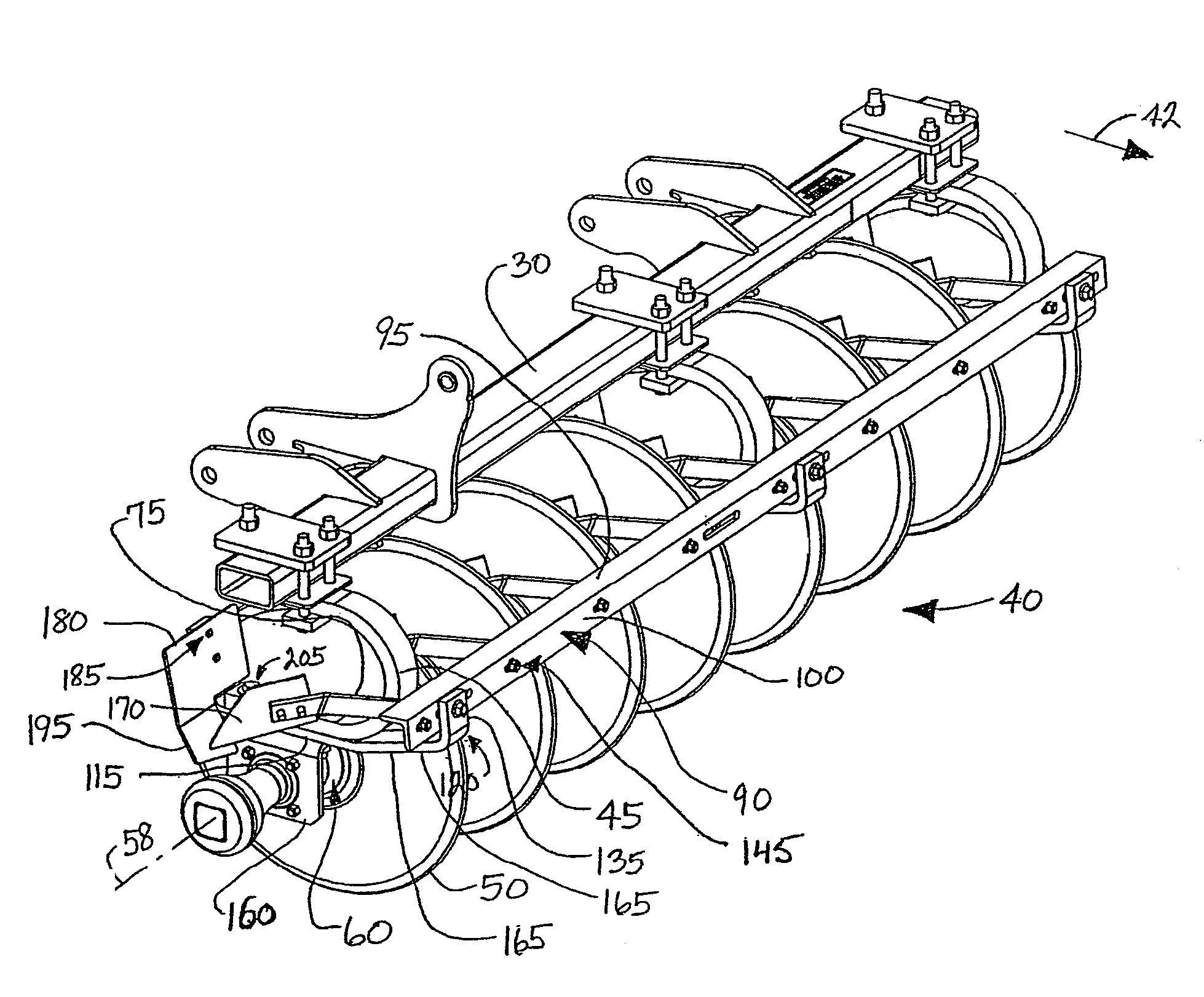 Disc blade scraper system