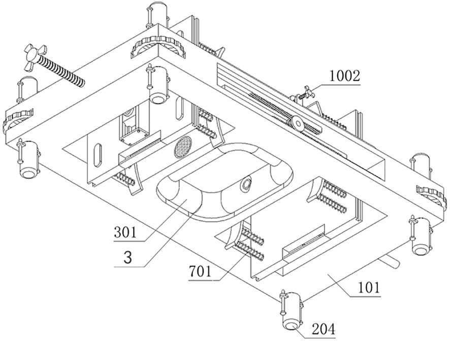 Head and face bearing tool for medical plastic repair