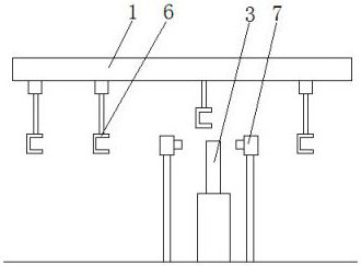 Non-ruler bag automatic identification coil unloading interlocking device