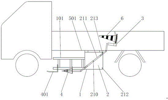 Automatic safety cone deploying and retracting system and vehicle-mounted system thereof