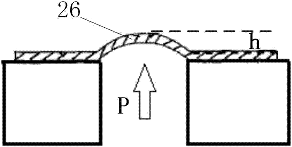 Real-time test device for mechanical properties of film