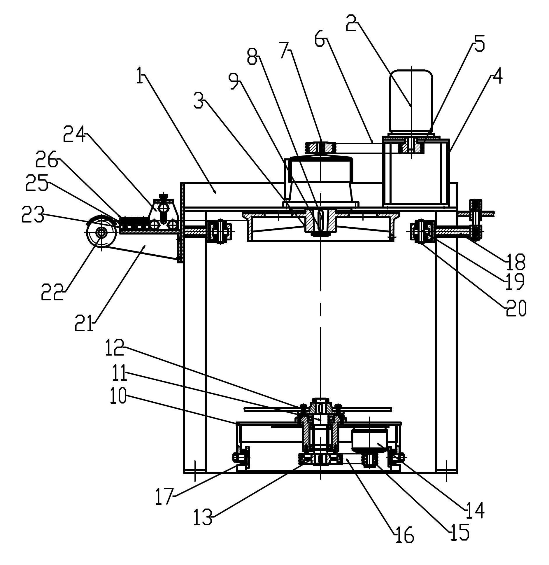 Inverse-vertical wire wrapping machine