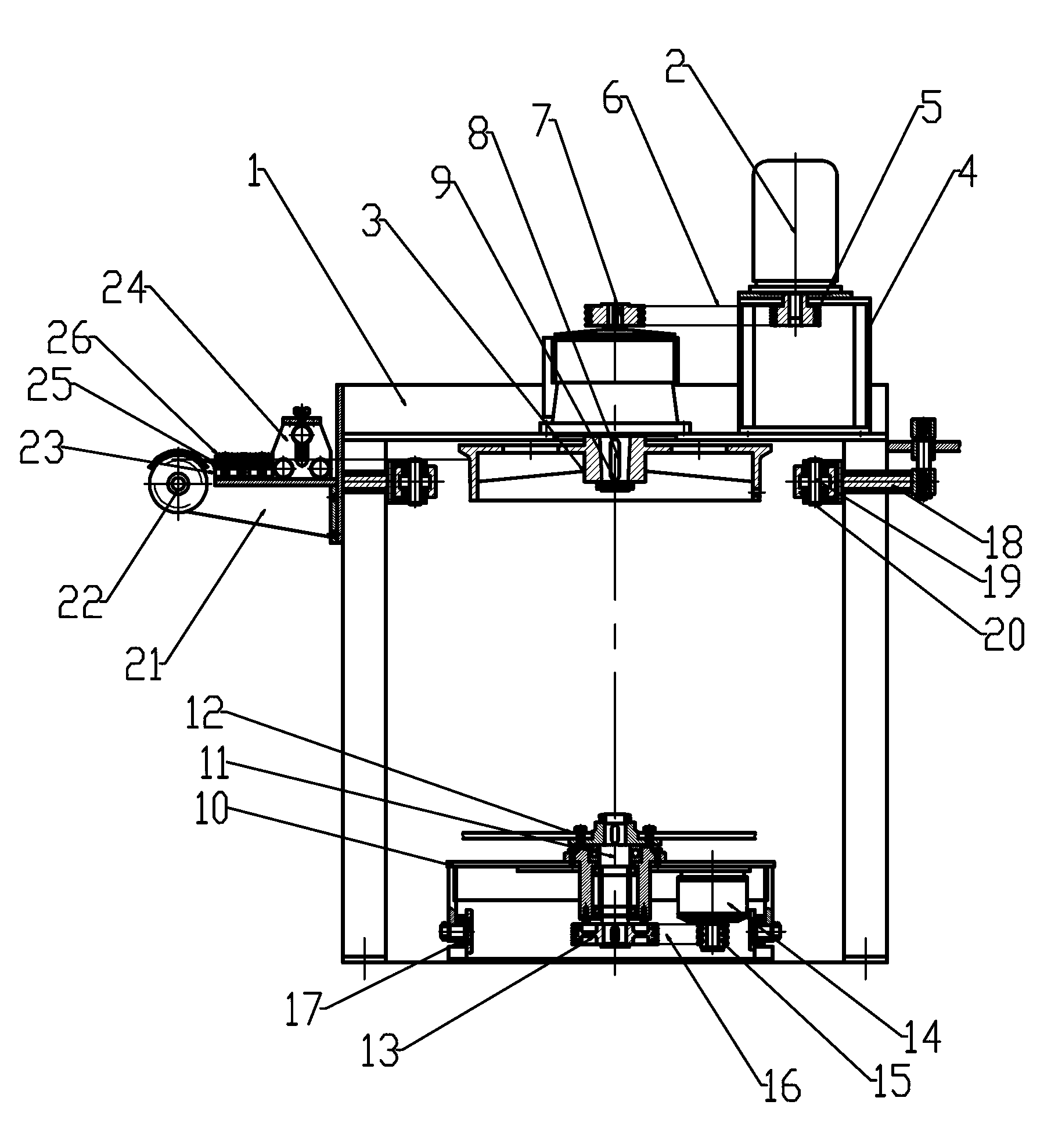 Inverse-vertical wire wrapping machine