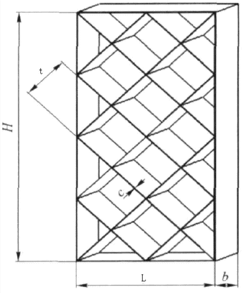 Grid wing wind tunnel test model scaling method