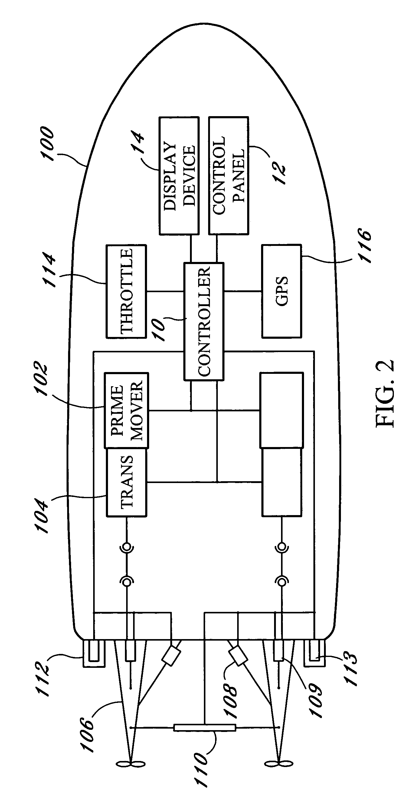 Programmable trim control system for marine applications