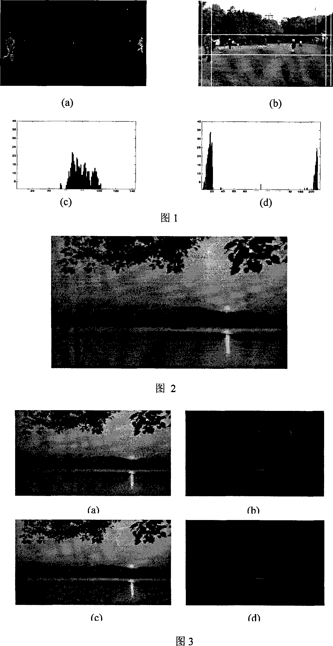 An increment type characteristic background modeling algorithm of self-adapting weight selection