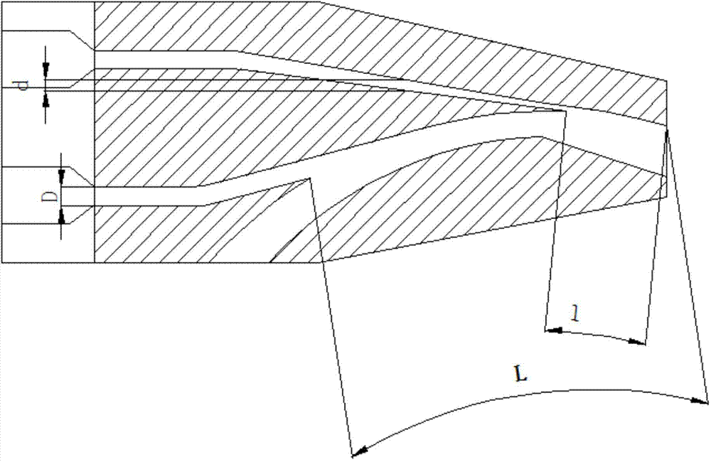 Mixed jet generation method and drainage structure thereof