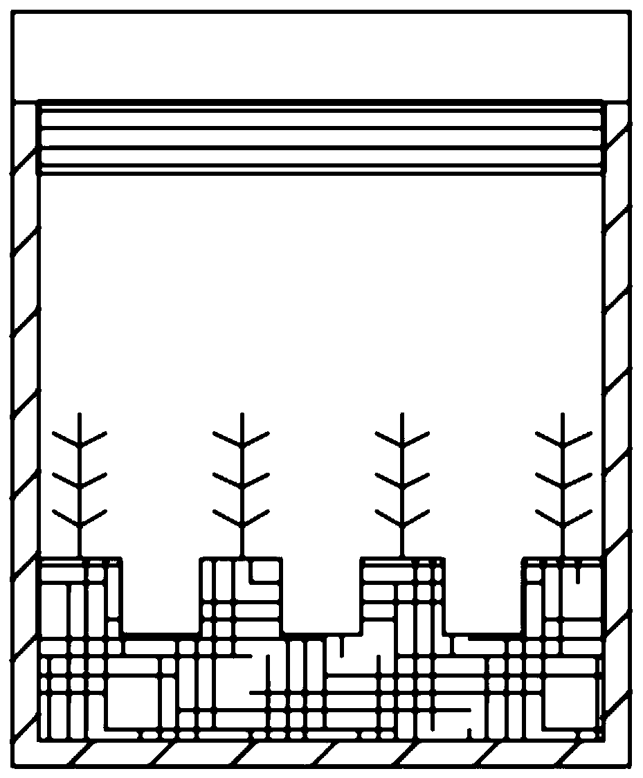 Technique of growing deep-water plants