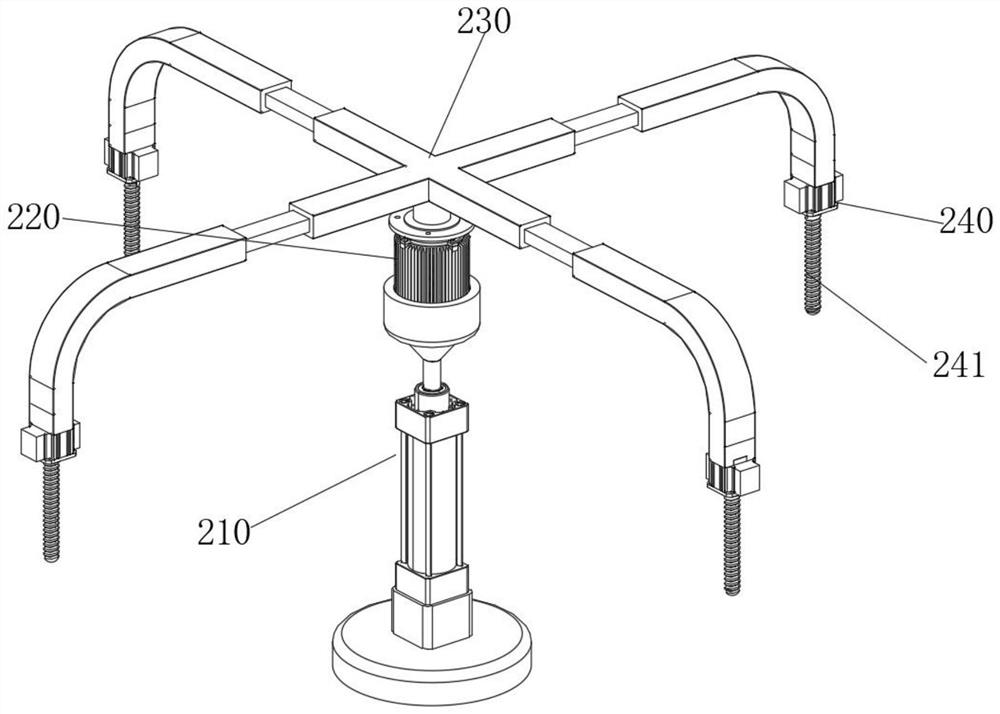 Lifting-based variable pitch bearing trepanning equipment beneficial to drilling