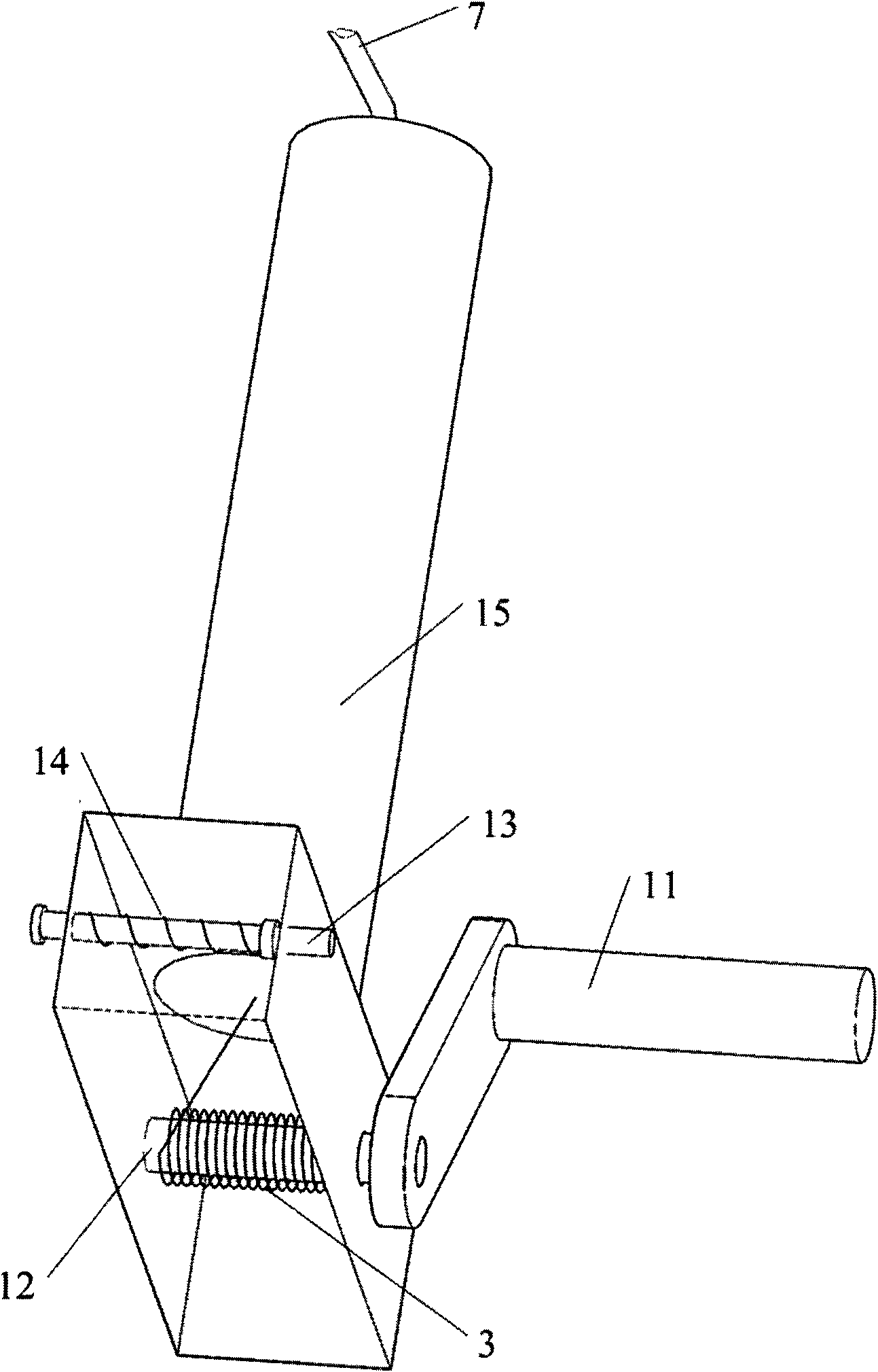 Manual self-adjusting type cervical vertebra tractor