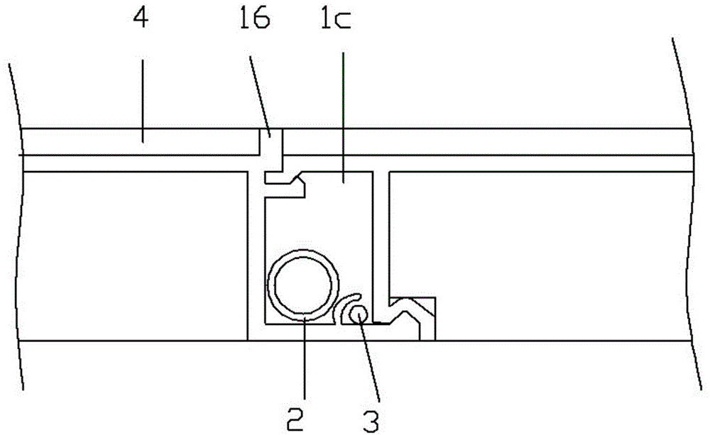 Solid wood imitated lock type aluminum floor