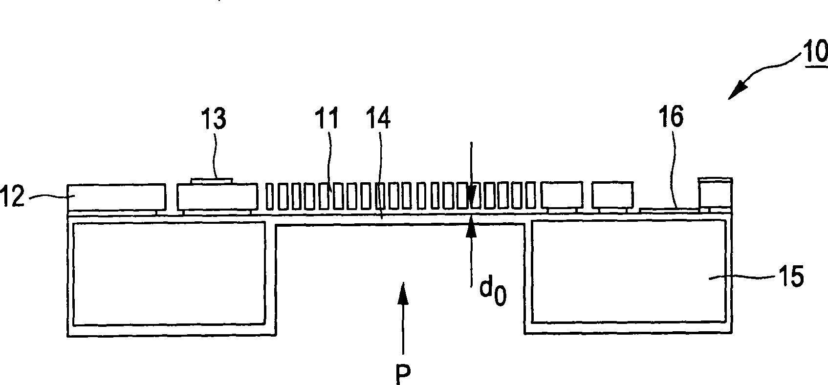 Capacitive MEMS sensor device