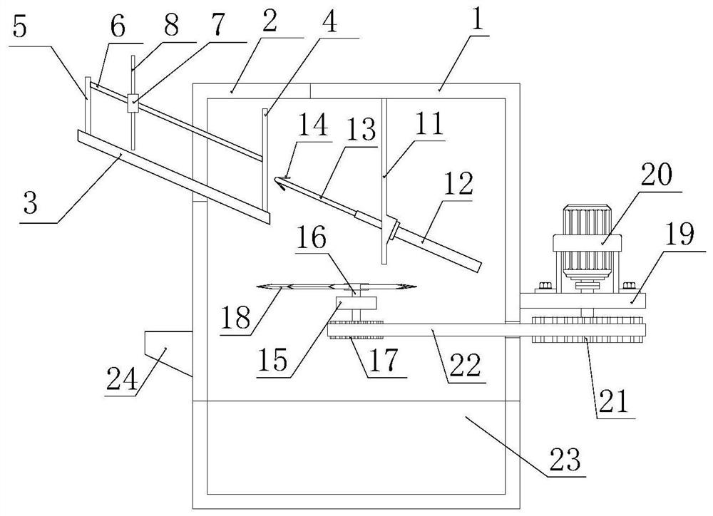 Forage processing device for livestock breeding