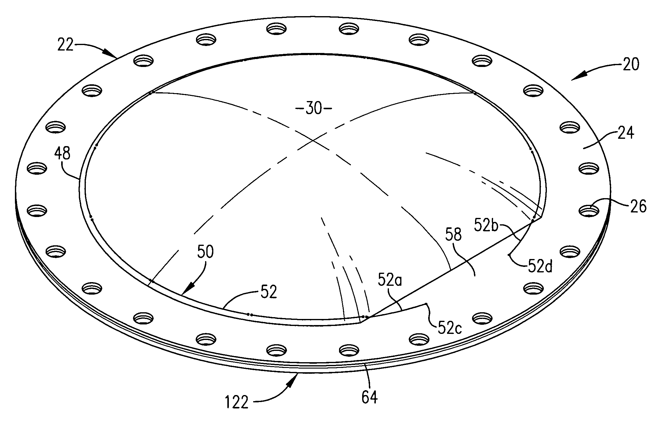 Non-fragmenting pressure relief apparatus