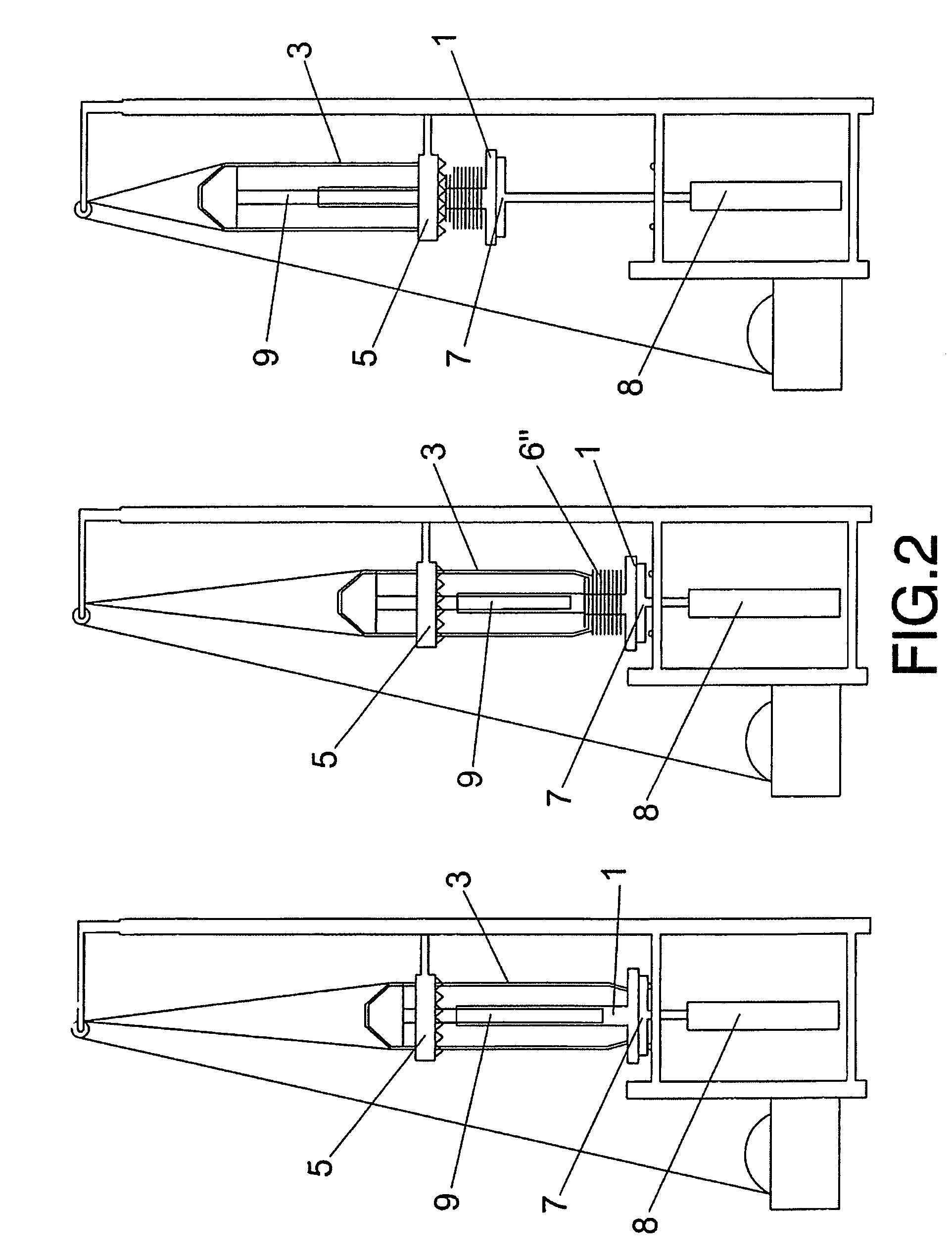 Multi-layer arrangement of a tubular net on a support tube, and device and method for obtaining same