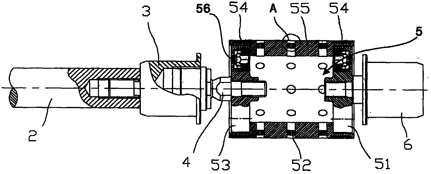 Air floating type friction-free cylinder