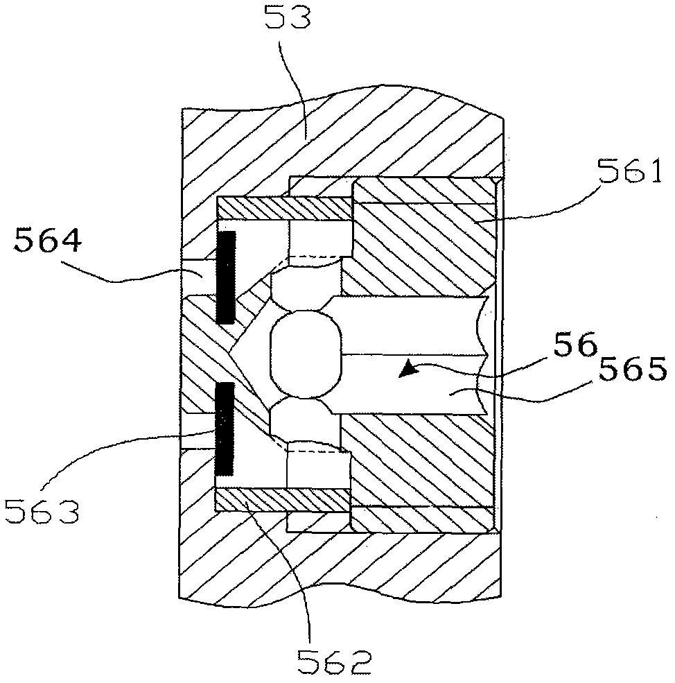 Air floating type friction-free cylinder